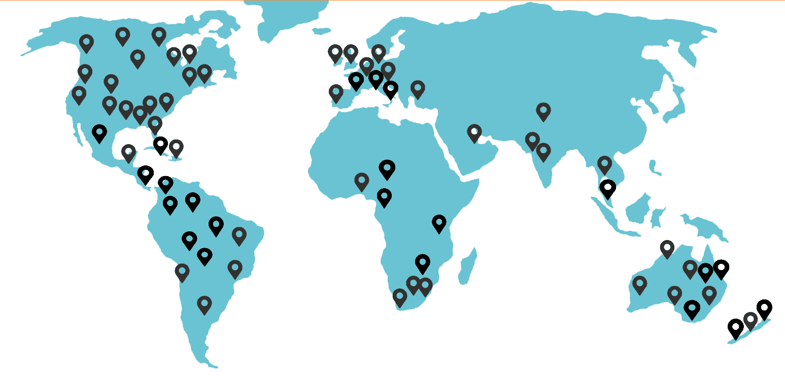 appenate customer world map