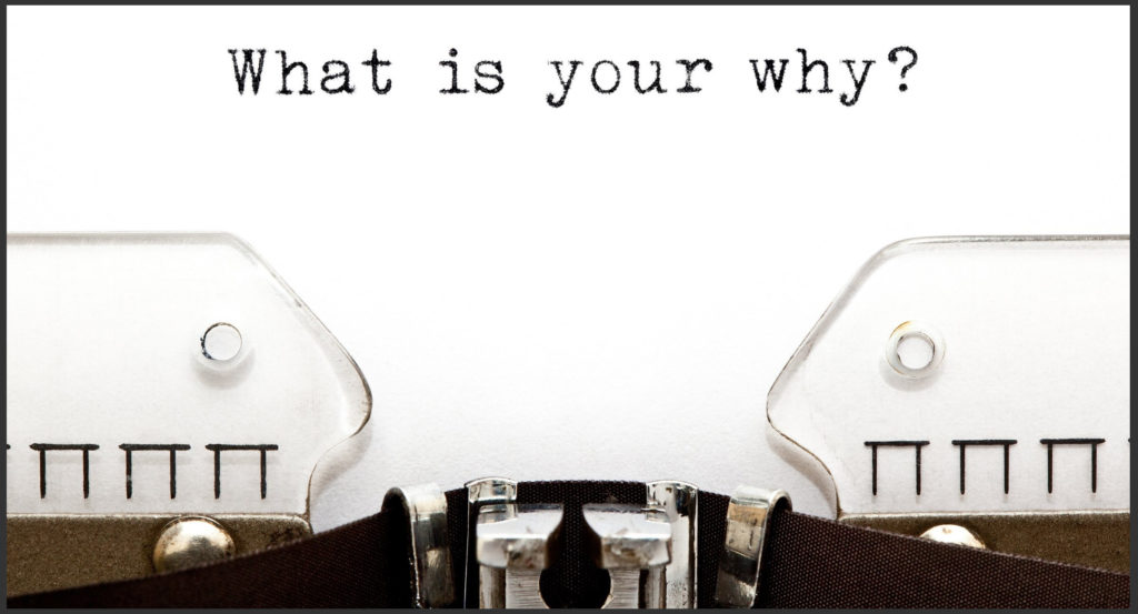 Find Your Why Written On A Typewriter - Find Your Digital Transformation Why