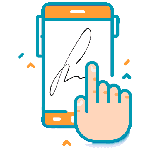 Contactless Signature Icon