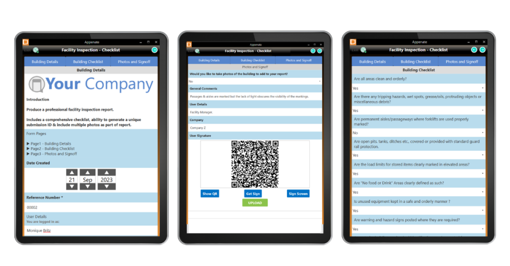 Facility Inspection App