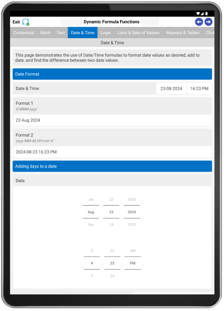 dynamicmodule for dynamic function with parameters -... Dynamic Functions App