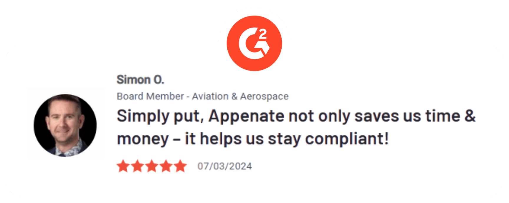 G2 Appenate Review 5 Star G2 Review from Appenate Customer