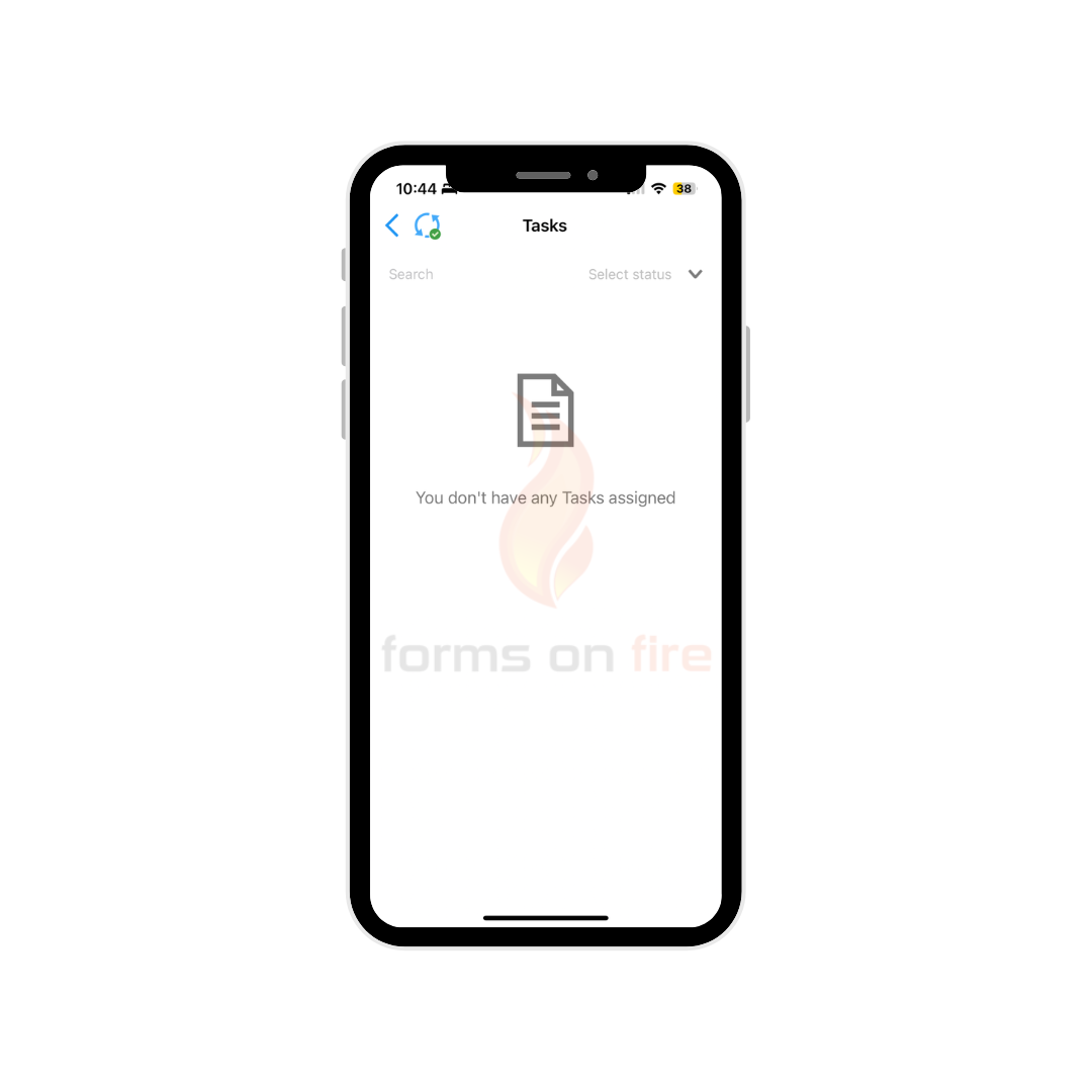 Screenshot example of the Appenate task management app.