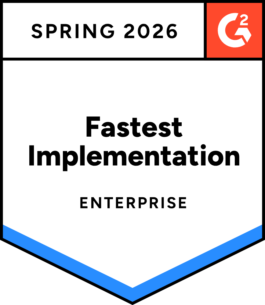 Appenate G2 Spring 2026 Fastest Implementation Enterprise Mobile Forms Badge