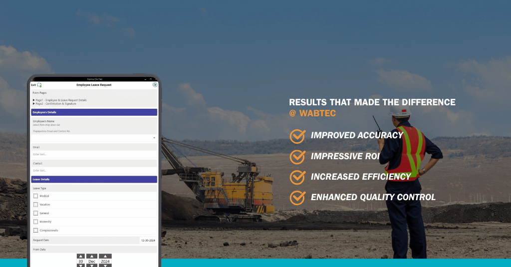 Appenate case study results for Wabtec: improved accuracy, impressive ROI, increased efficiency, and enhanced quality control.