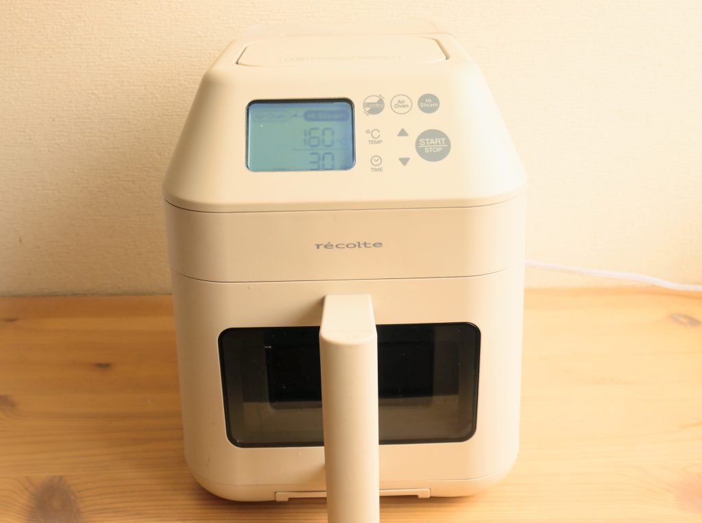 ハイスチームエアーオーブンで加熱する様子
