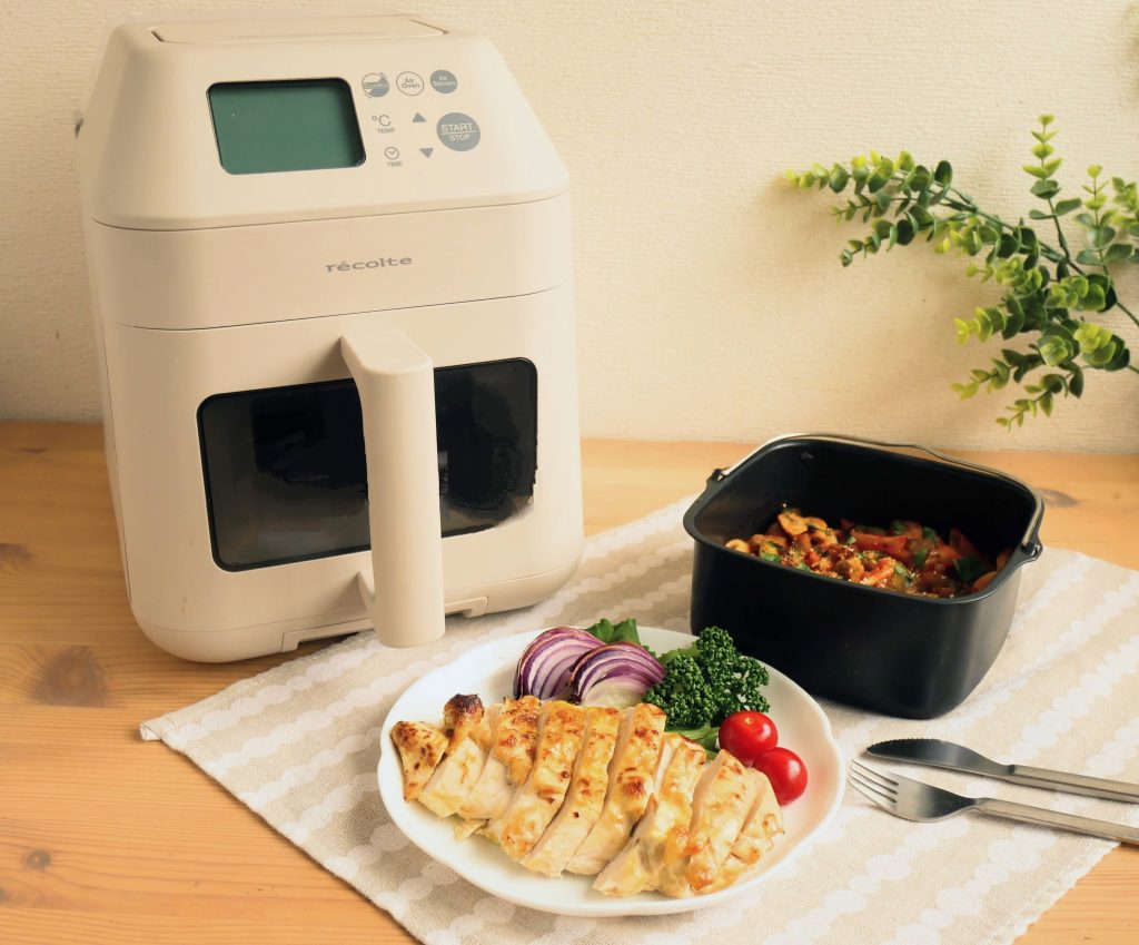 ハイスチームエアーオーブンと、マヨマスターチキングリル、ペンネグラタン