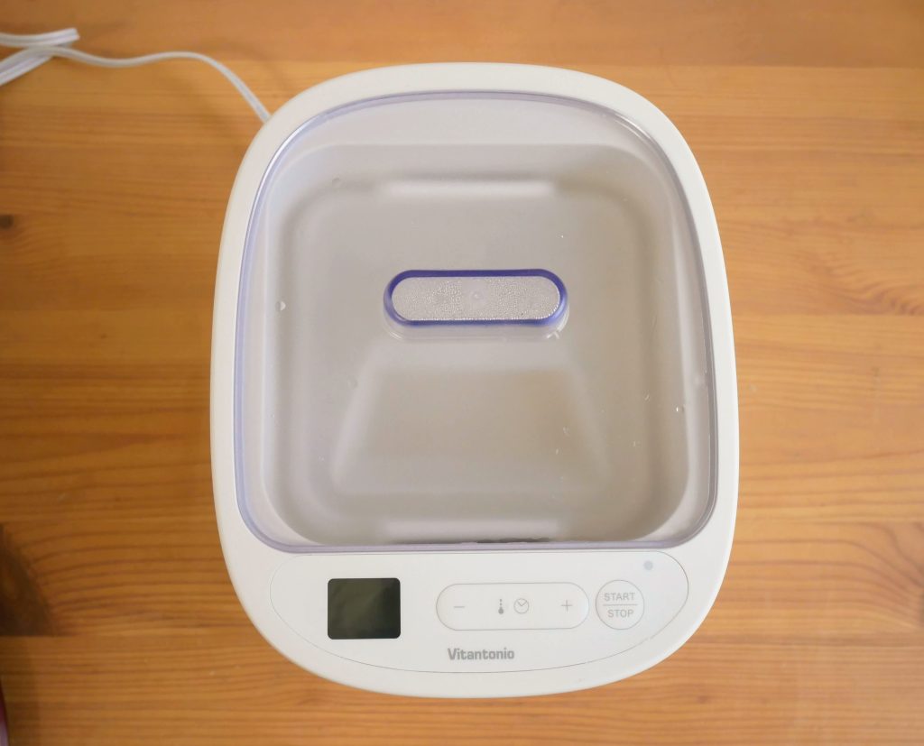 発酵メーカーで甘酒を作る様子