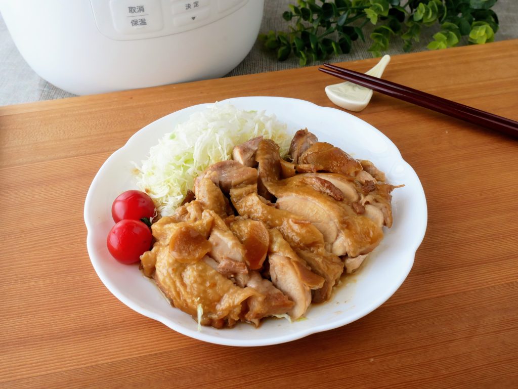 おうちシェフクッカーで作った鶏の照り煮