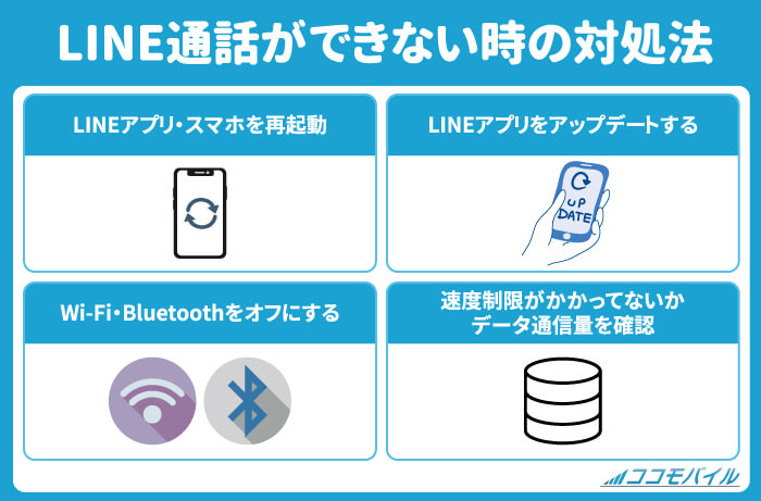 LINE通話ができない・繋がらない時の対処法【iPhone・Android別】