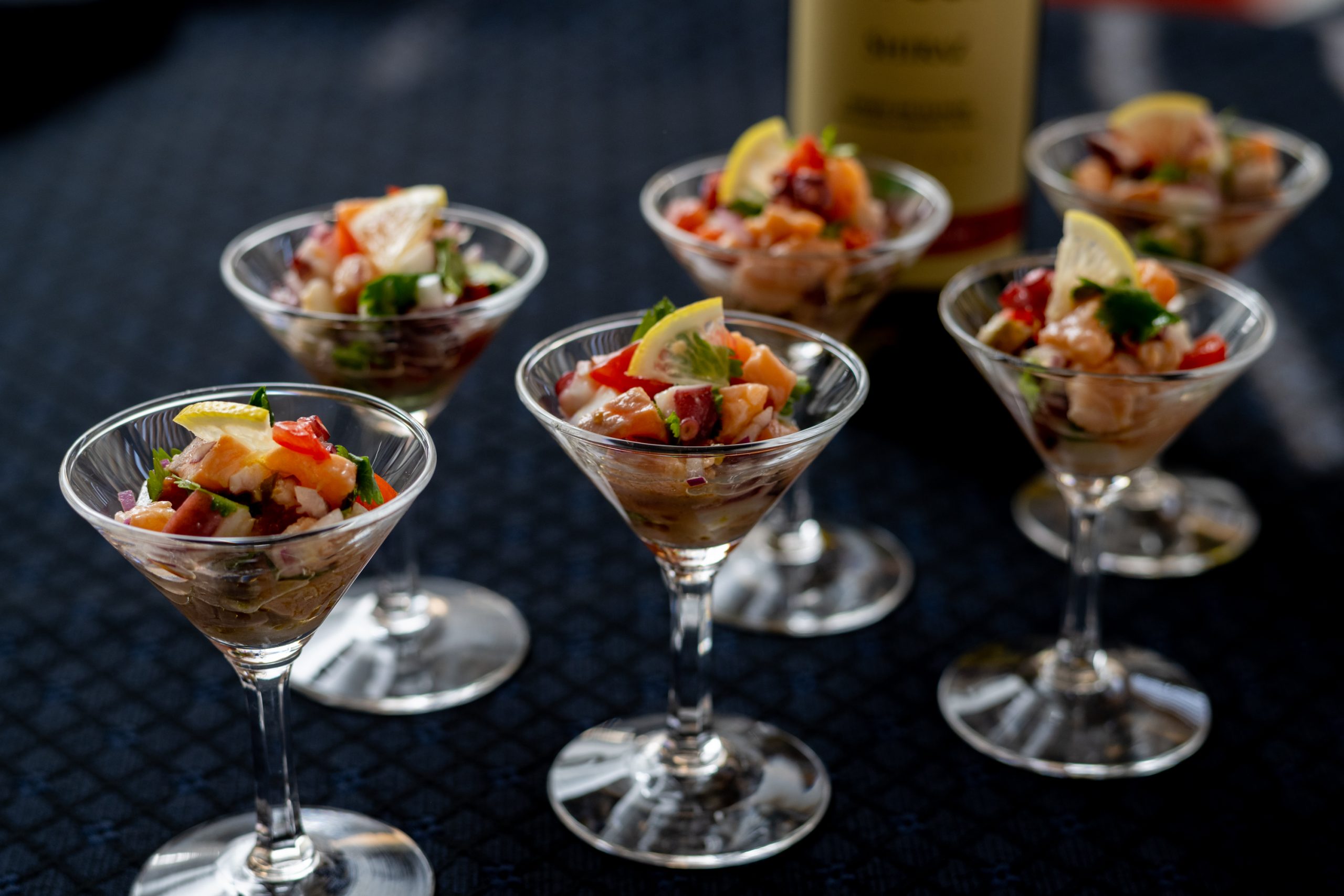 サーモンのセビーチェ スイートコーンビネグレット添え レシピ