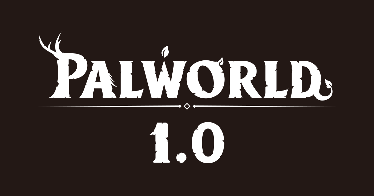 Palworld 1.0 key art released by Pocketpair