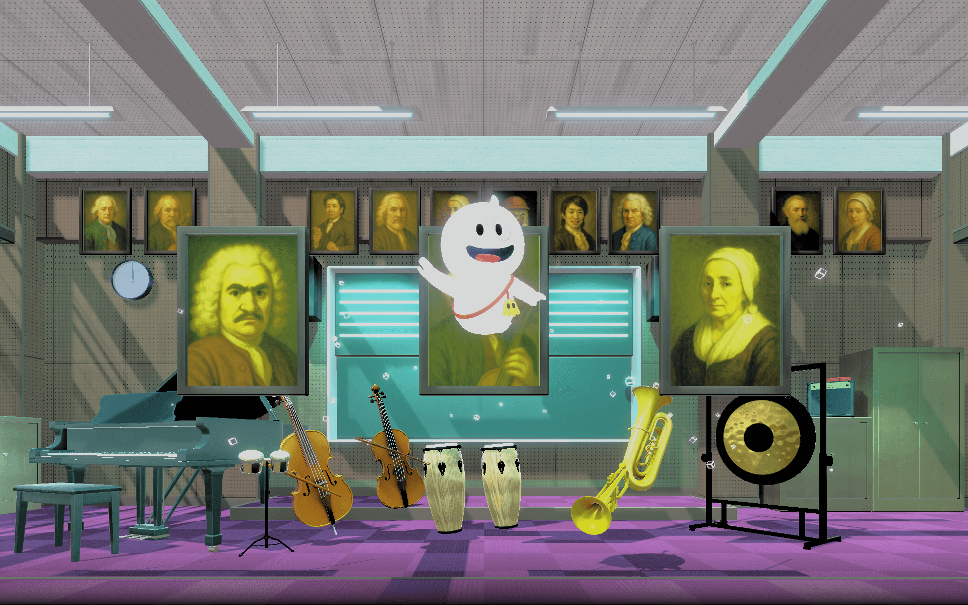 音楽室実際の映像