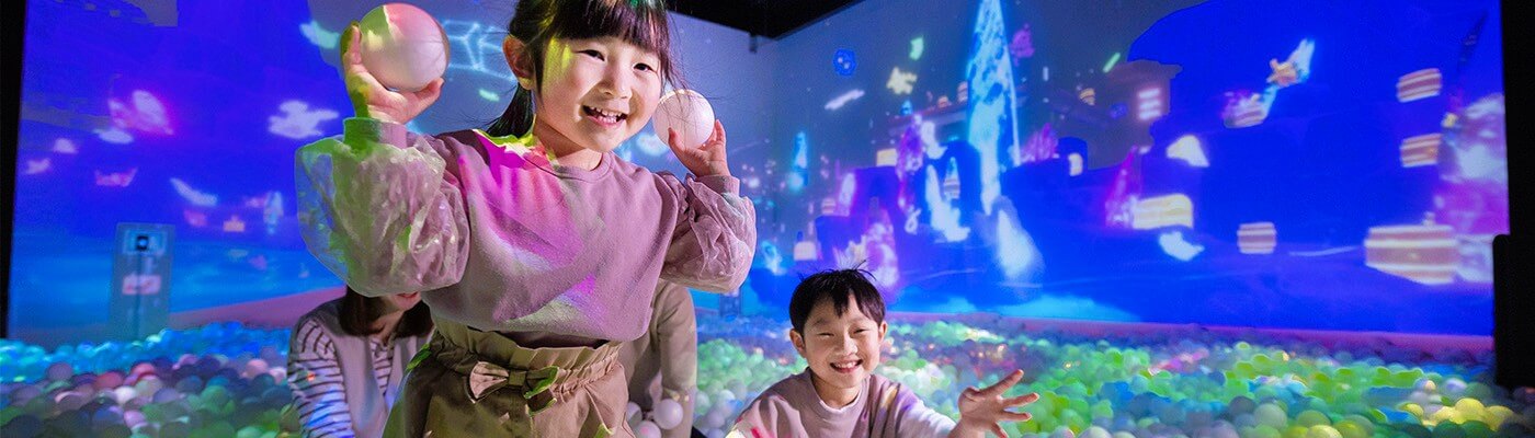 リトルプラネット イオンモールKAGOSHIMA BAY（旧イオンモール鹿児島）のパーク内の様子