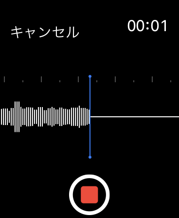 Apple Watch 音声録音メモ