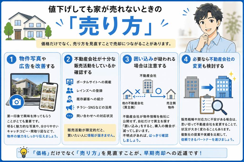 値下げしても家が売れないときは「売り方」を見直す
