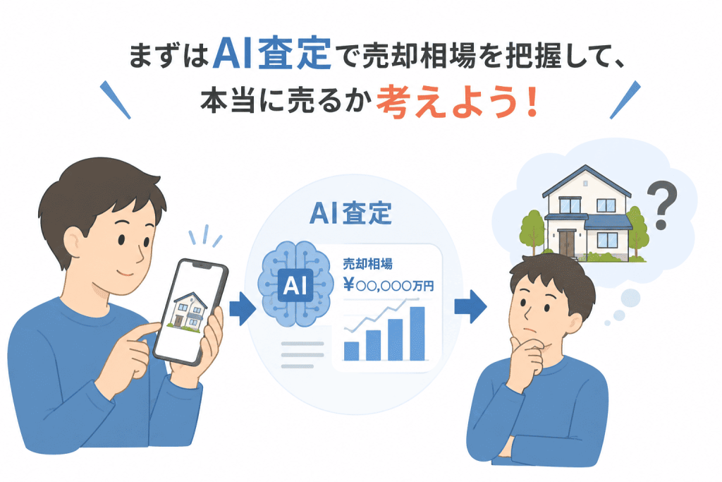 まとめ:まずはAI査定で売却相場を把握して、本当に売るか考えよう!