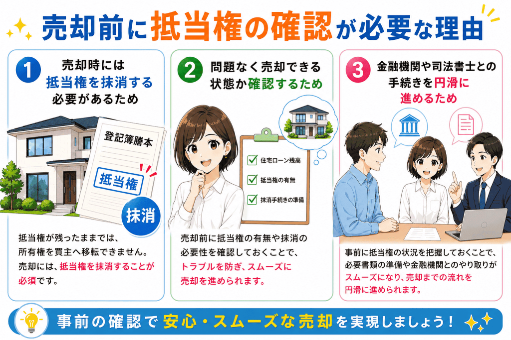 1. 家を売る前に抵当権の確認が必要な理由