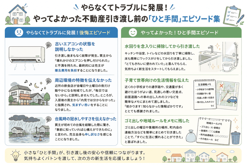やらなくてトラブルに発展!やってよかった不動産引き渡し前の「ひと手間」エピソード集
