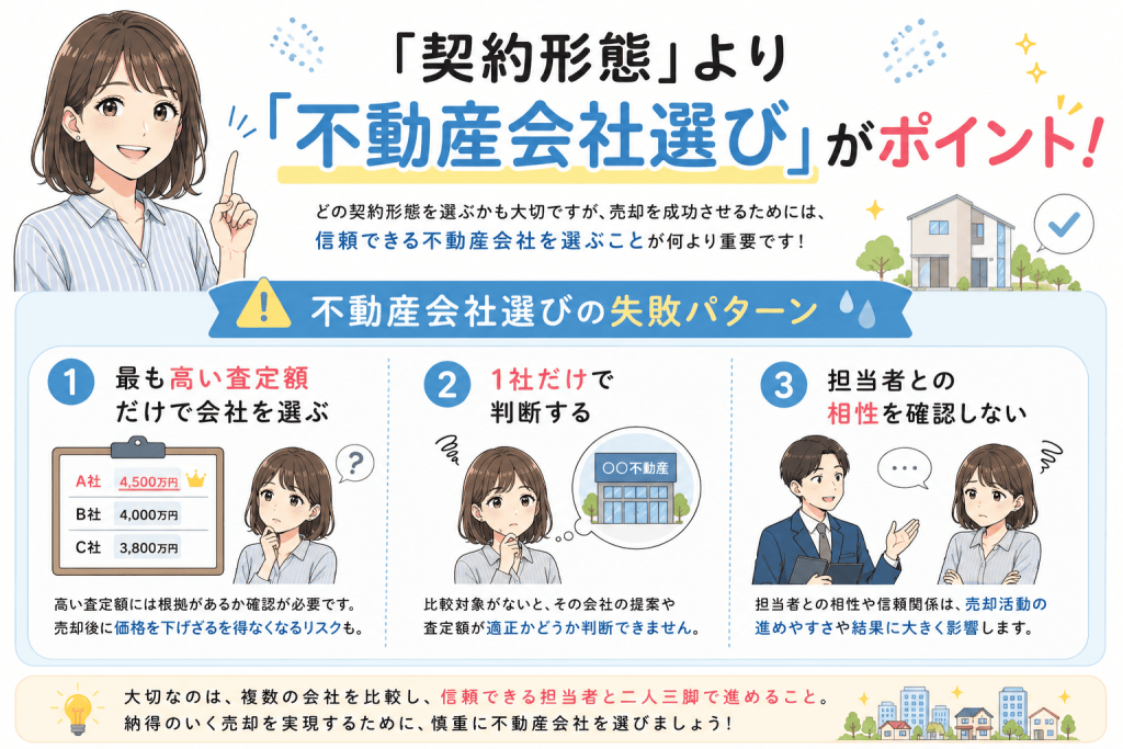 売却成功のカギは「契約形態」より「不動産会社選び」