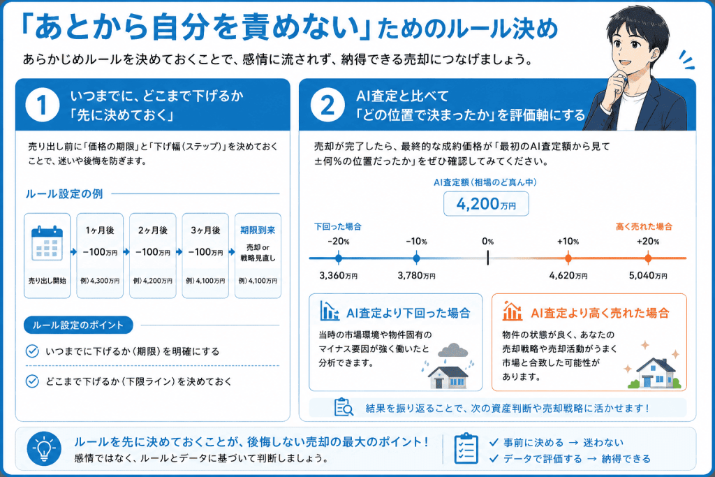 「あとから自分を責めない」ためのルール決め