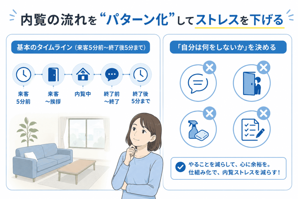 内覧の流れを“パターン化”してストレスを下げる