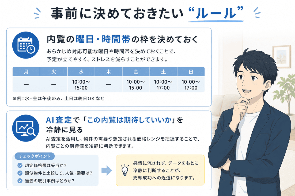 事前に決めておきたい“内覧ルール”