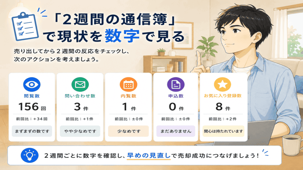 「2週間の通信簿」で現状を数字で見る