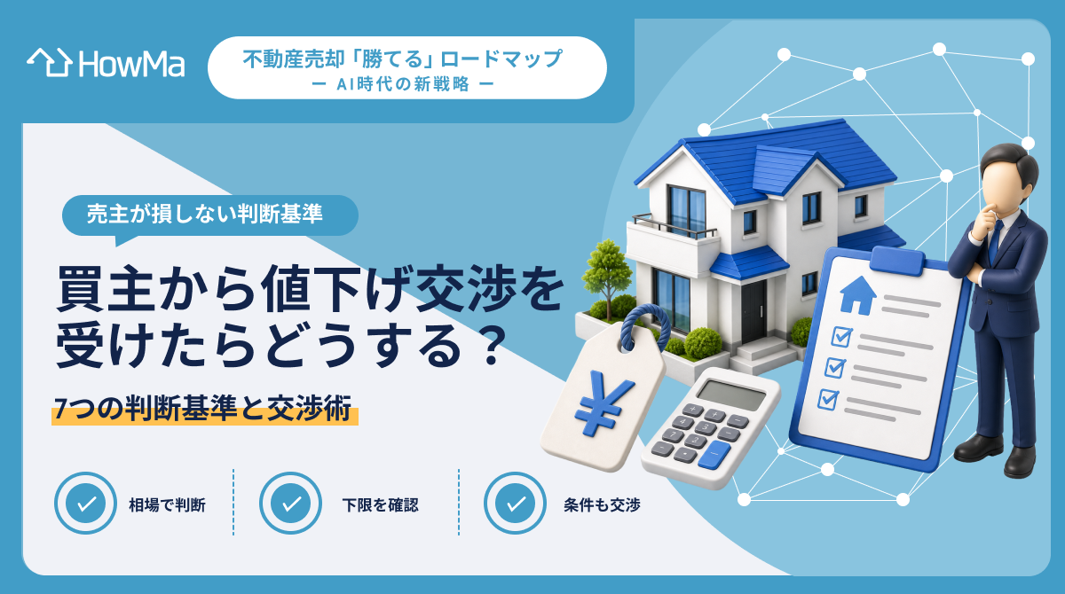 買主から値下げ交渉されたらどうする？売主が損しないための7つの判断