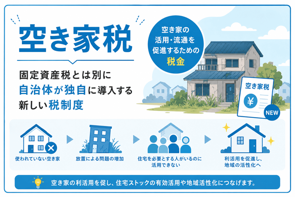 空き家税とは?固定資産税とは違う新しい税制度
