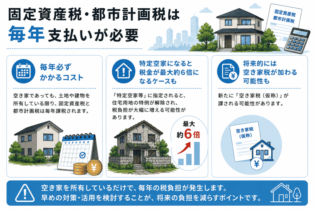 毎年必ずかかる固定資産税・都市計画税
