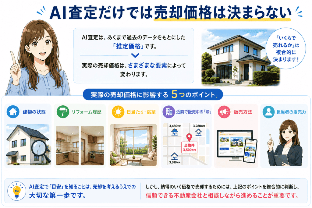 AI査定だけでは売却価格は決まらない|高く売るなら「HowMaコラボ査定」へ