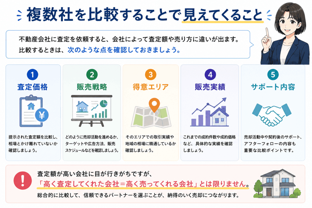 複数社を比較することで見えてくること