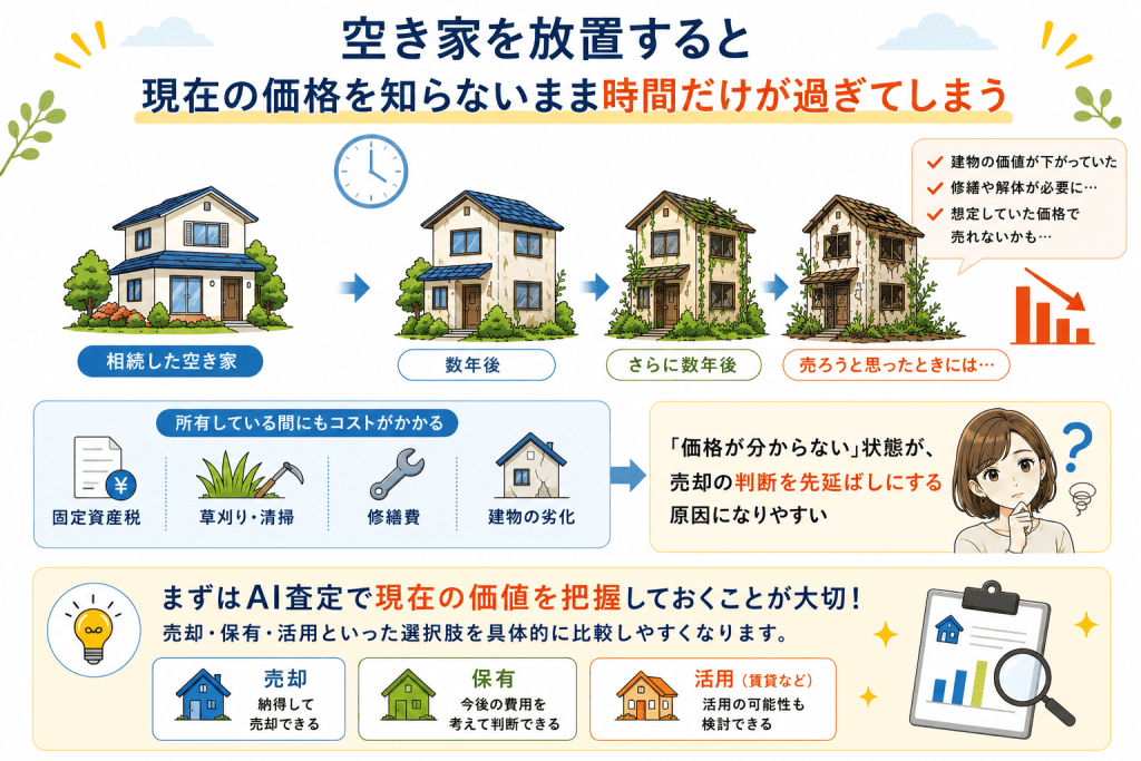 AI査定をせずに空き家を放置するとどうなる?