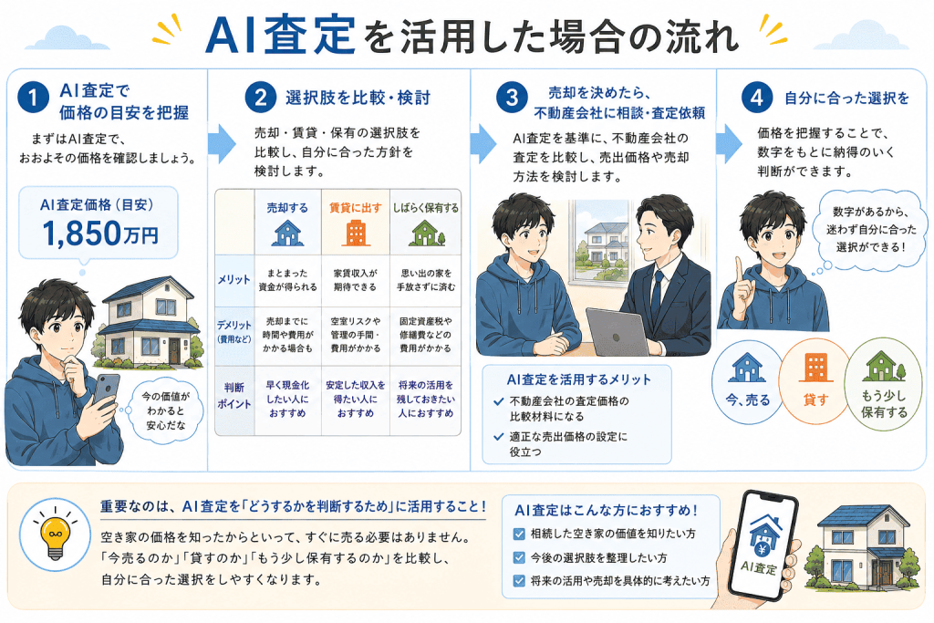 AI査定を活用した場合の流れ