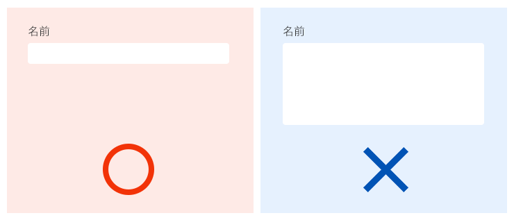 入力欄の幅は入力内容に合わせる