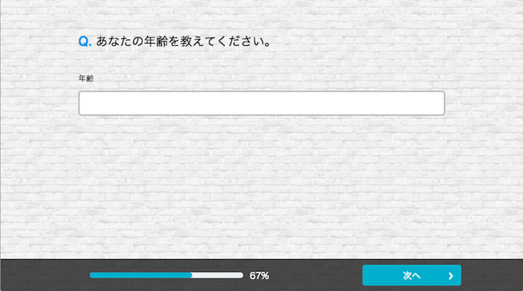 より詳細なデータを扱える数字を直接入力させる記述形式
