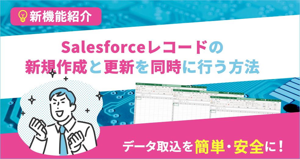 ExcelからSalesforceへのデータ取込を簡単・安全に！特定キーを指定