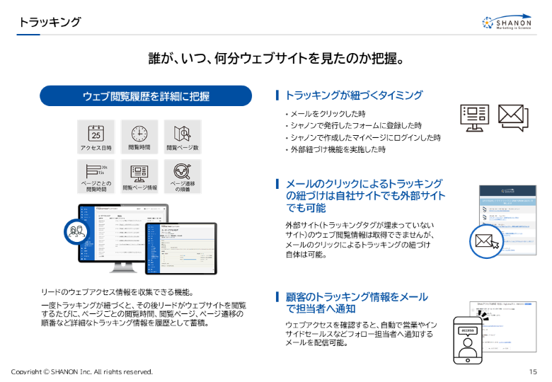 トラッキングの概要