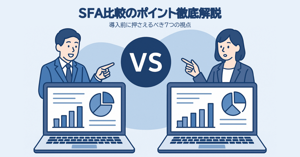 SFA比較のポイント徹底解説｜導入前に押さえるべき7つの視点