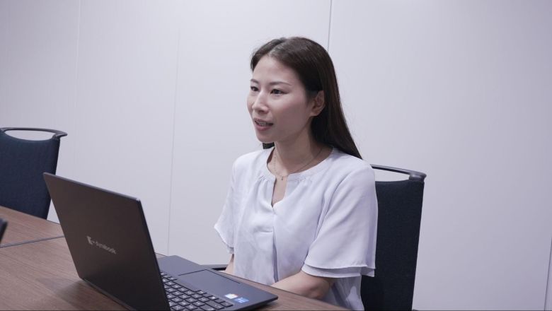 イベント管理システムについて語るシャノン担当者