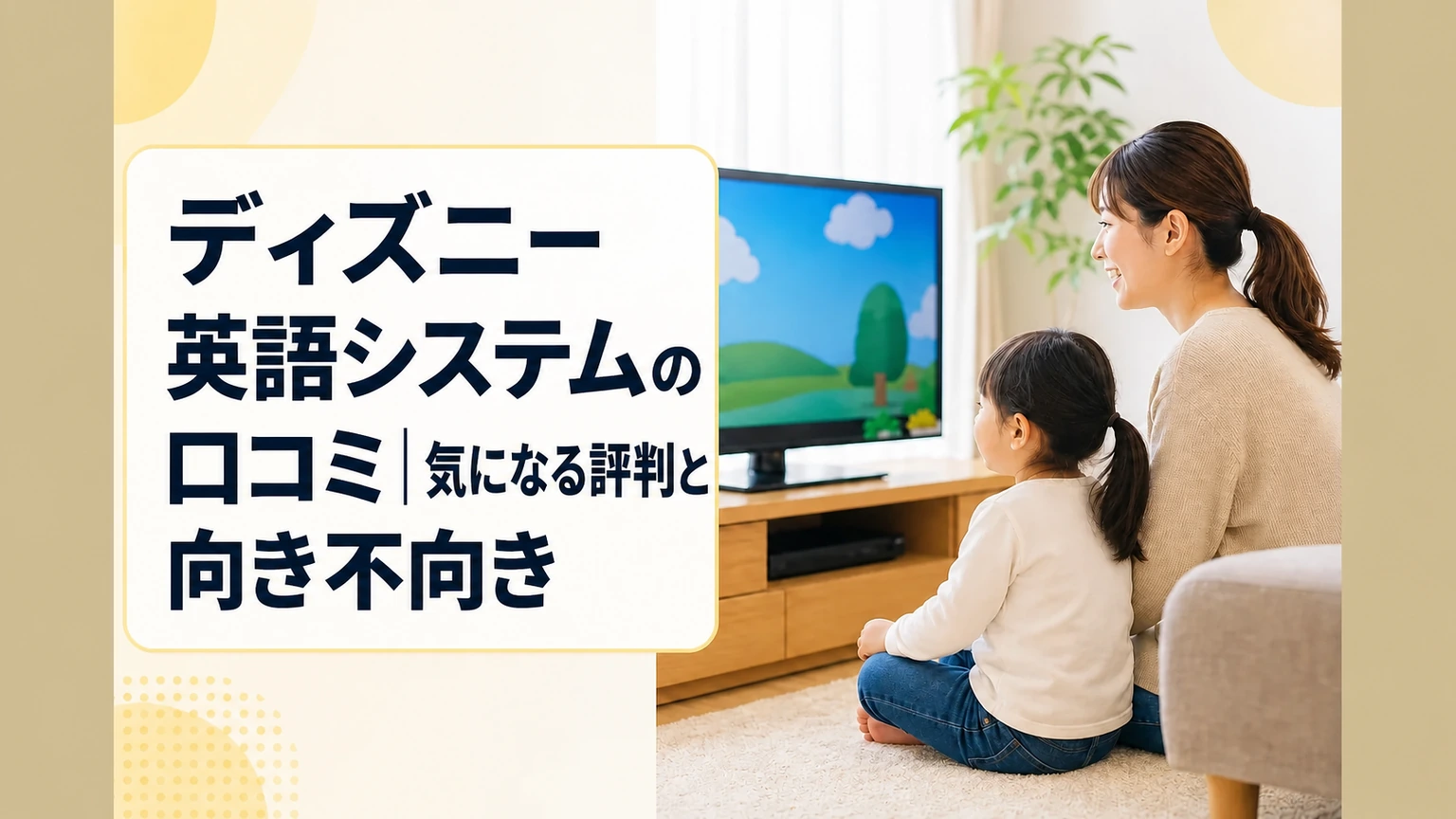 ディズニー英語システムの口コミ｜気になる評判と向き不向き