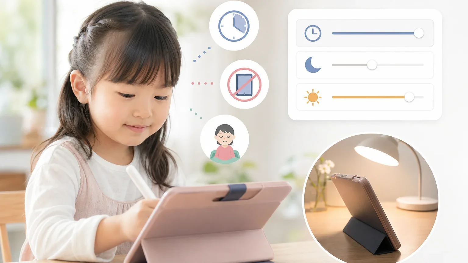 タブレット学習で視力は低下しない？