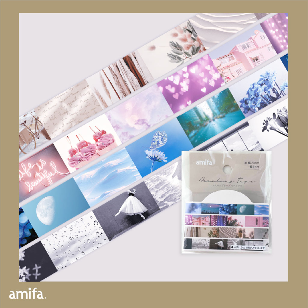 4262 闪砂膜 5cm×3m 花屿 海外マスキングテープ 文房具・事務用品 