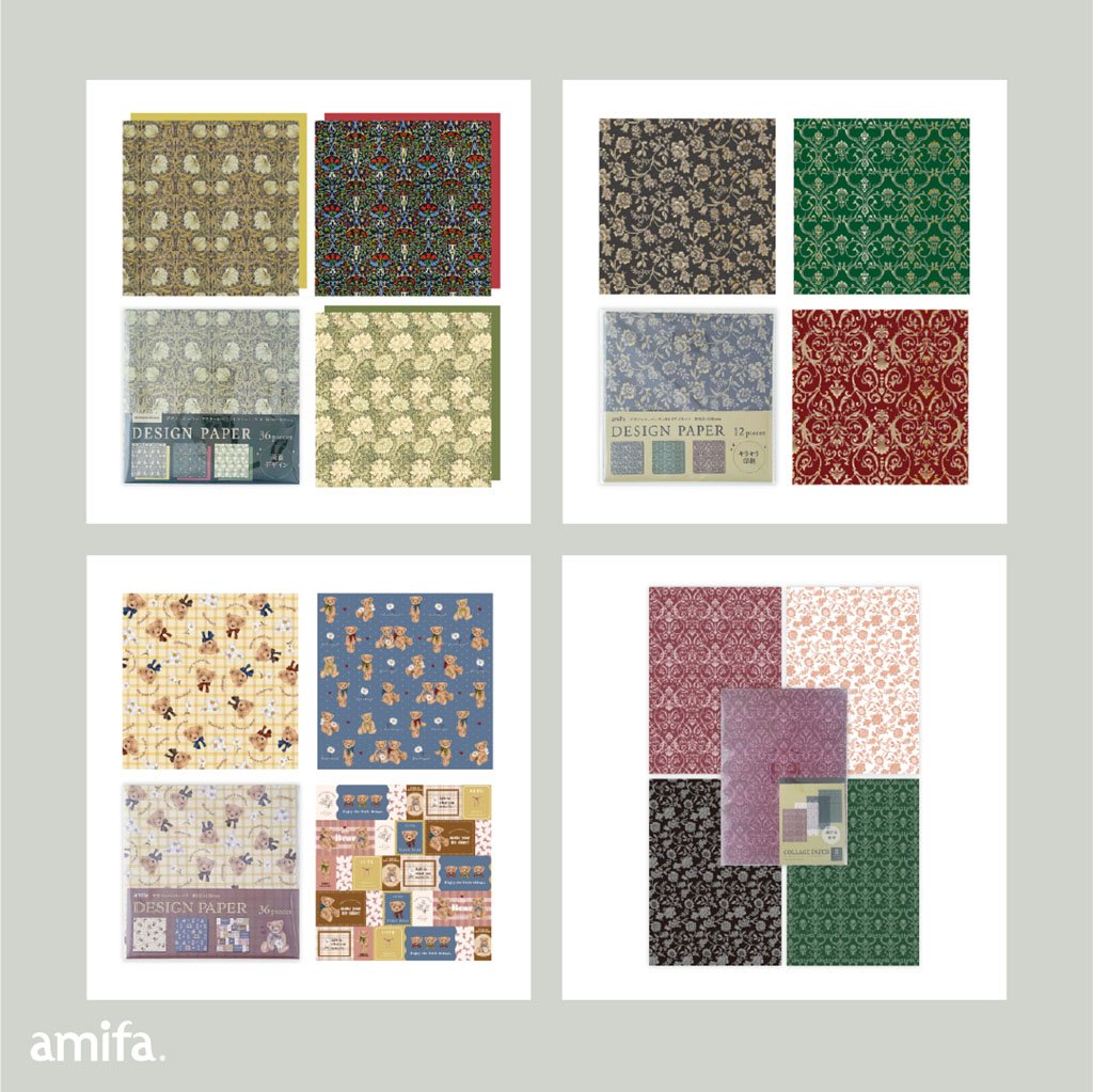 d-2128】デザインペーパー 2023 秋デザインペーパー | アミファ~amifa~