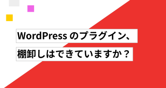 WordPressのプラグイン、棚卸しはできていますか？