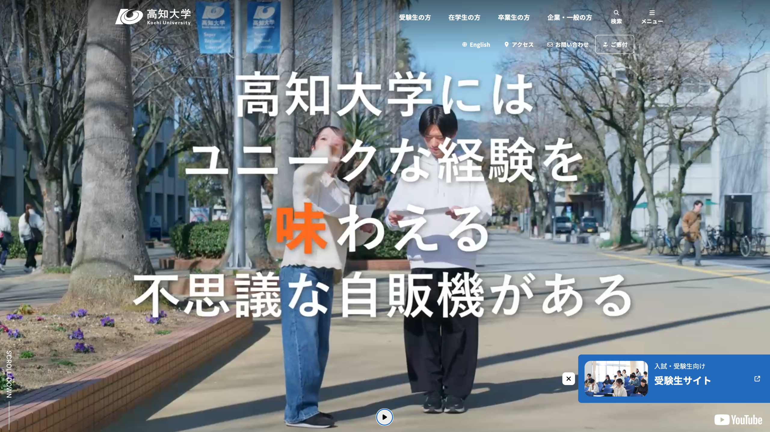 高知大学様の全学 Web サイトリニューアル事例