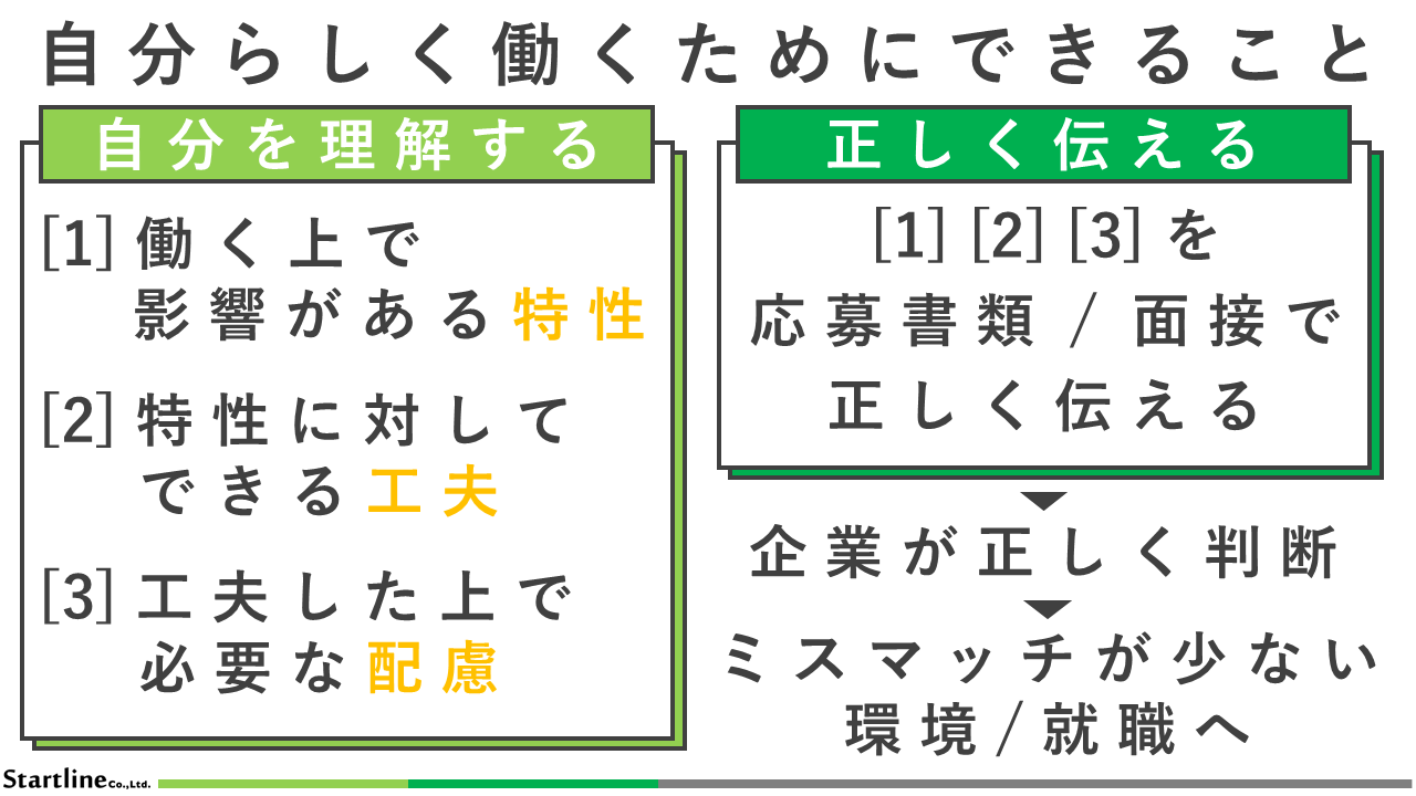 自分らしく働くためにできること