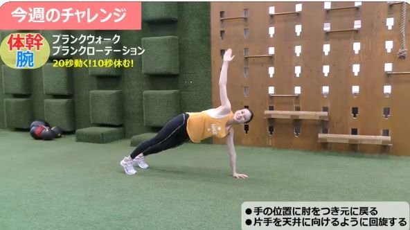 「プランクローテーション・プランクウォーク～」
