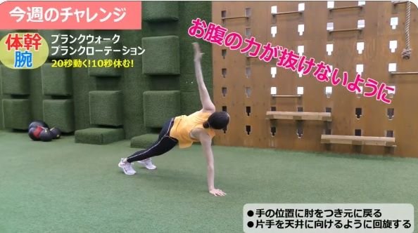 「プランクローテーション・プランクウォーク～」